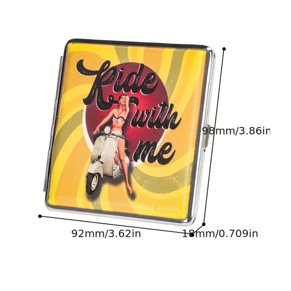 Retro Tomato Ketchup Metal Cigarette Case/Wallet - Picture 2 of 3